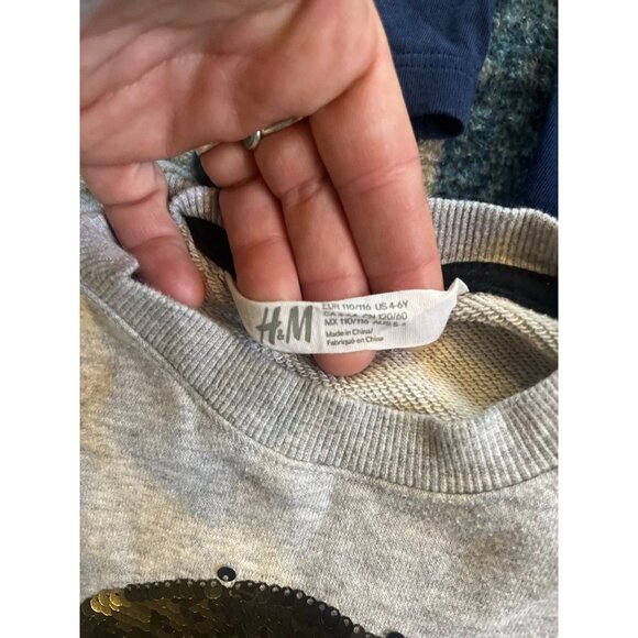 H&M boys size 2/4 4/6 years Halloween bat and skull shirt lot - Picture 5 of 5